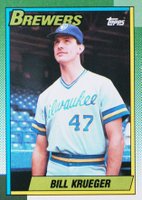 1990 Topps #518 Bill Krueger Baseball Card