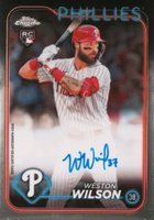 2024 Topps Chrome Rookie Autographs #RAWWI Weston Wilson Baseball Card