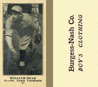 1916 Burgess-Nash Co. #47 William Doak Baseball Card