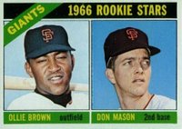 1966 Topps #524 Giants Rookies Short print Baseball Card