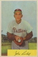 1954 Bowman #159 John Lindell Baseball Card