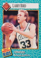 1989 S.I. for Kids #4 Larry Bird Basketball Card
