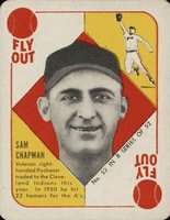 1951 Topps Blue Backs #52 Sam Chapman Baseball Card