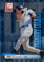 2001 Donruss Elite Primary Colors #PC-5 Derek Jeter Blue Baseball Card