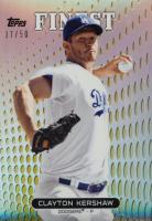 2013 Finest #10 Clayton Kershaw Gold Refractor Baseball Card