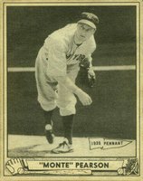 1940 Play Ball #5 Monte Pearson Baseball Card