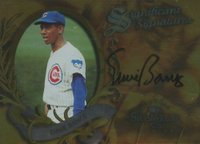 1997 Donruss Signature Significant Signatures # Ernie Banks Baseball Card