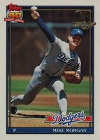 1991 Topps Desert Shield #631 Mike Morgan Baseball Card