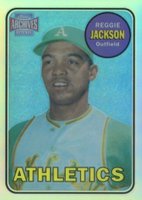 2001 Topps Archives Reserve #89 Reggie Jackson 1969 Topps Reprint Baseball Card