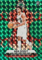 2023 Panini Mosaic #255 Scoot Henderson Teal Basketball Card