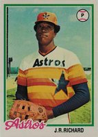 1978 Topps #470 J.R. Richard Baseball Card