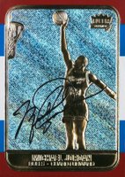 1998 Fleer 23KT Gold # Michael Jordan Holographic Foil Autograph Basketball Card