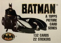 rare 1989 batman cards Movie Series 2 Vintage Base Card Set 132 133-264 Topps 19 1 Stickers Robert Wuhl autographed trading card
