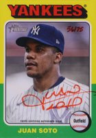 2024 Topps Heritage Real One Autographs #ROAJJS Juan Soto Red Ink Baseball Card
