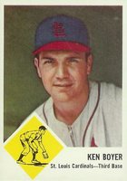 1963 Fleer #60 Ken Boyer Baseball Card