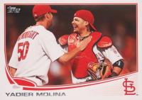 2013 Topps #4 Yadier Molina Baseball Card