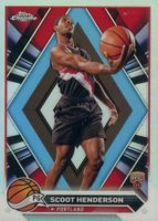 2023 Topps Chrome #60 Scoot Henderson Refractor Basketball Card