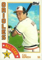 1984 Topps Tiffany #400 Cal Ripken Jr. Baseball Card