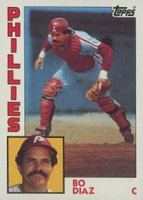 1984 Topps #535 Bo Diaz Baseball Card