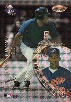 1996 Bowman's Best Mirror Image #7 Ben Grieve/Ken Griffey Jr./Tony Gwynn/Vladimir Guerrero Refractor Baseball Card