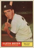 1961 Topps #19 Cletis Boyer Baseball Card