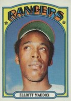 1972 Topps #277 Elliott Maddox Baseball Card