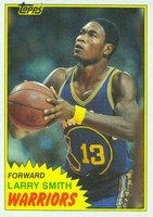 1981 Topps #75 Larry Smith West Basketball Card