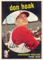 1959 Topps #25 Don Hoak Baseball Card