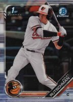 2019 Bowman Draft #BDC1 Adley Rutschman Chrome-Batting-Refractor Baseball Card