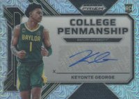 2023 Panini Prizm Draft Picks College Penmanship #CPKYG Keyonte George Mojo Basketball Card