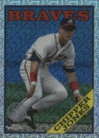 2023 Topps Silver Pack 1988 Chrome Promo #T88C53 Chipper Jones Baseball Card