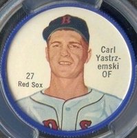 1962 Salada-Junket Coin #27 Carl Yastrzemski Baseball Card