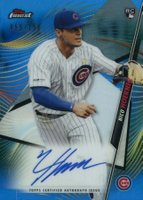 2020 Finest Autographs #FANH Nico Hoerner Blue Refractor Baseball Card