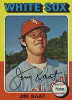 1975 Topps Mini #243 Jim Kaat Baseball Card