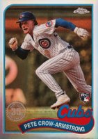 2024 Topps Chrome 1989 Topps Baseball #19 Pete Crow-Armstrong Baseball Card