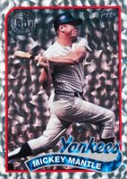 2024 Topps 1989 Topps Baseball #89B2-21 Mickey Mantle Series 2-Foil Baseball Card