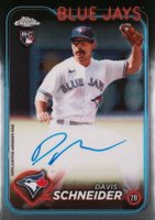 2024 Topps Chrome Rookie Autographs #RADSC Davis Schneider Baseball Card