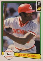 1982 Donruss #274 George Foster Baseball Card