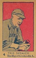 1926 Strip Card #4 Tris Speaker Ex-Mgr Baseball Card