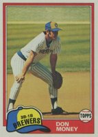 1981 Topps #106 Don Money Baseball Card