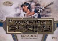 2021 Topps Tier One Limited Lumber Relics 1/1 #LLR-DJ Derek Jeter Baseball Card