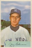 1954 Bowman #81a Jerry Coleman 1.000/.975 Field Avg. Baseball Card