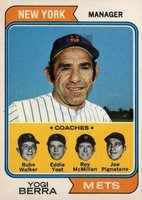 1974 O-Pee-Chee #179 Mets Mgr./Coaches Baseball Card
