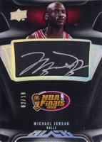 2008 Upper Deck Black Commemorative Logo Autograph #C-JO Michael Jordan Basketball Card