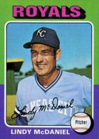 1975 Topps Mini #652 Lindy McDaniel Baseball Card