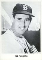 1957 Jay Publishing Red Sox Photo Pack # Ted Williams Baseball Card