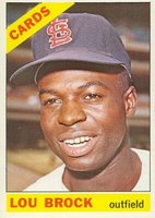1966 O-Pee-Chee #125 Lou Brock Baseball Card