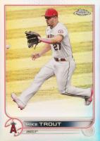 2022 Topps Chrome Sonic #200 Mike Trout Refractor Baseball Card