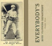 1916 Everybody's #96 Ed. Konetchy Baseball Card