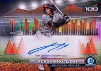 2024 Bowman Scouts' Top 100 Autographs #1 Jackson Holliday Baseball Card